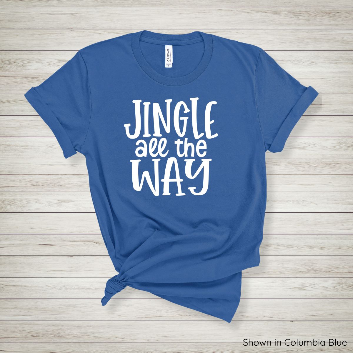 Jingle All The Way Tee - Short Sleeve - White Ink
