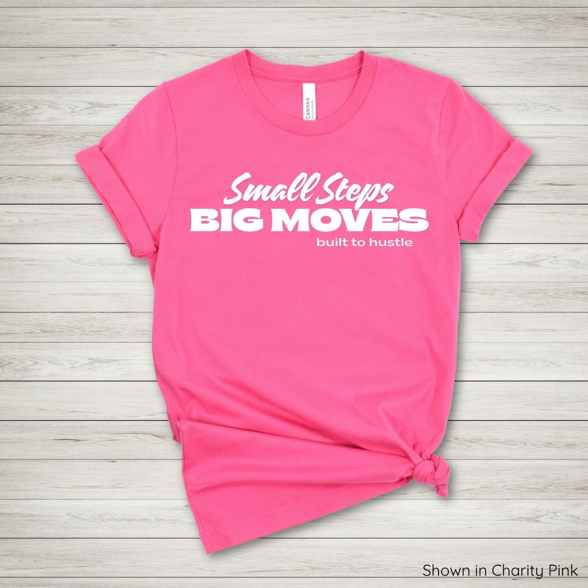 Small Steps, Big Moves Tee - Short Sleeve - White Ink
