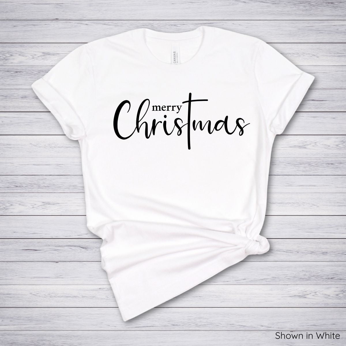 Merry Christmas Tee - Short Sleeve - Black Ink