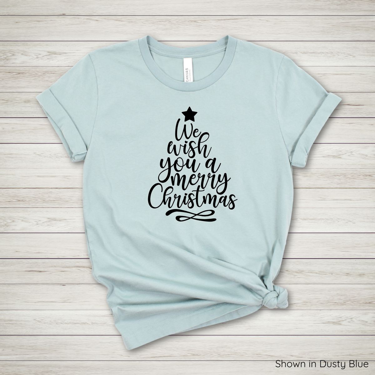 We Wish You a Merry Christmas Tee - Short Sleeve - Black Ink