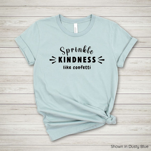 Sprinkle Kindness Like Confetti Tee - Short Sleeve - Black Ink