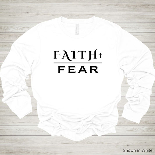 Faith Over Fear Tee - Long Sleeve