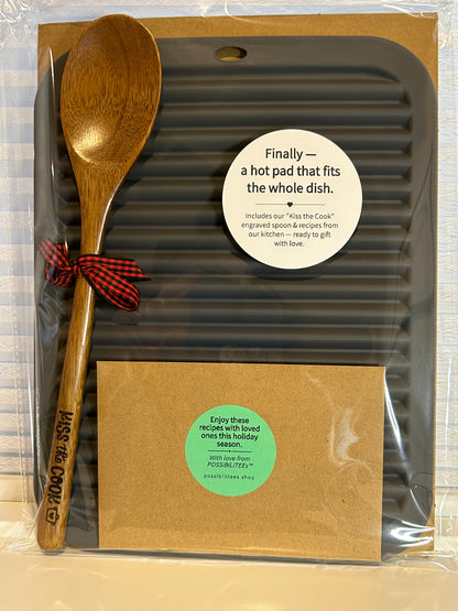 Stir & Serve Kitchen Set – “Kiss the Cook”