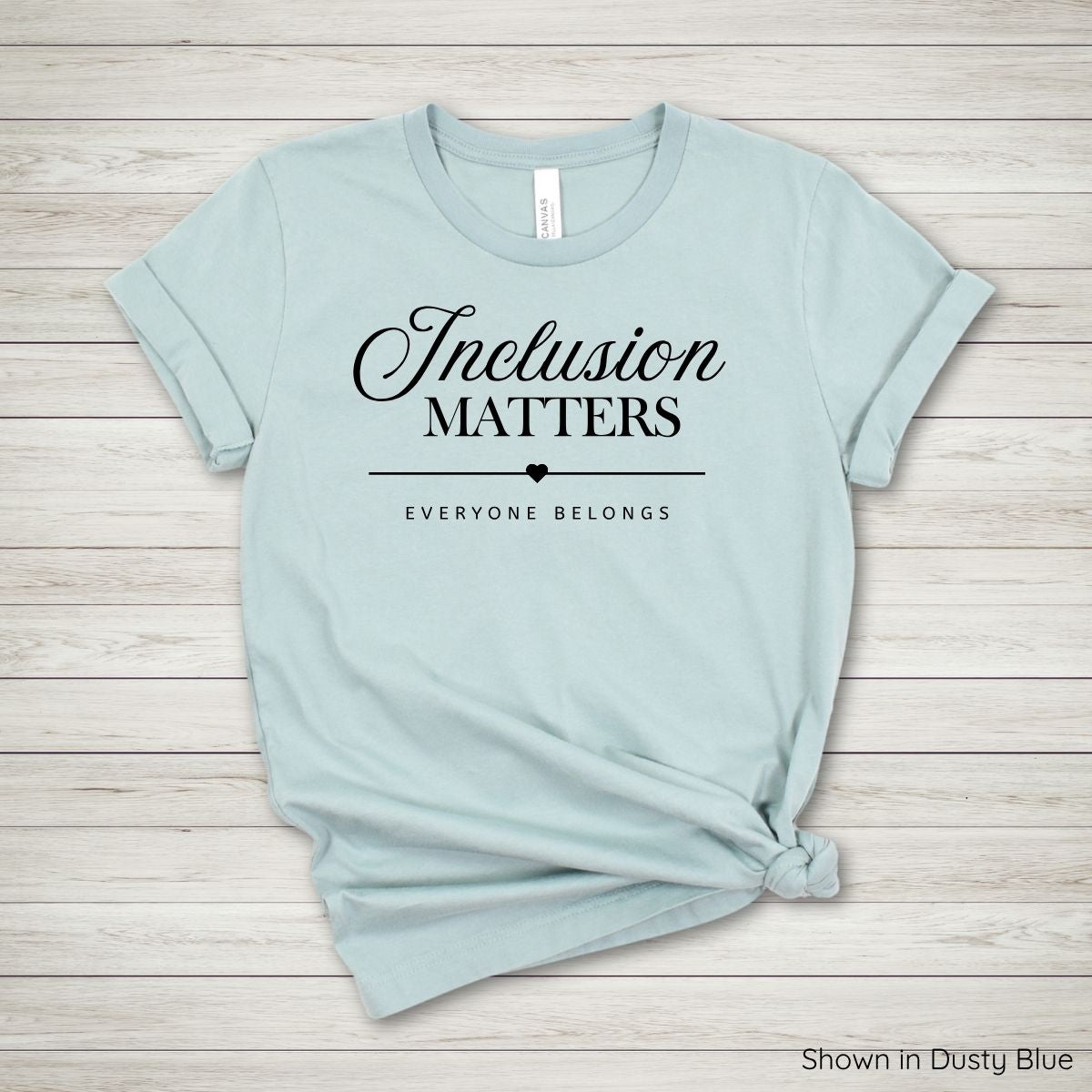 Inclusion Matters Tee - Short Sleeve - Black Ink