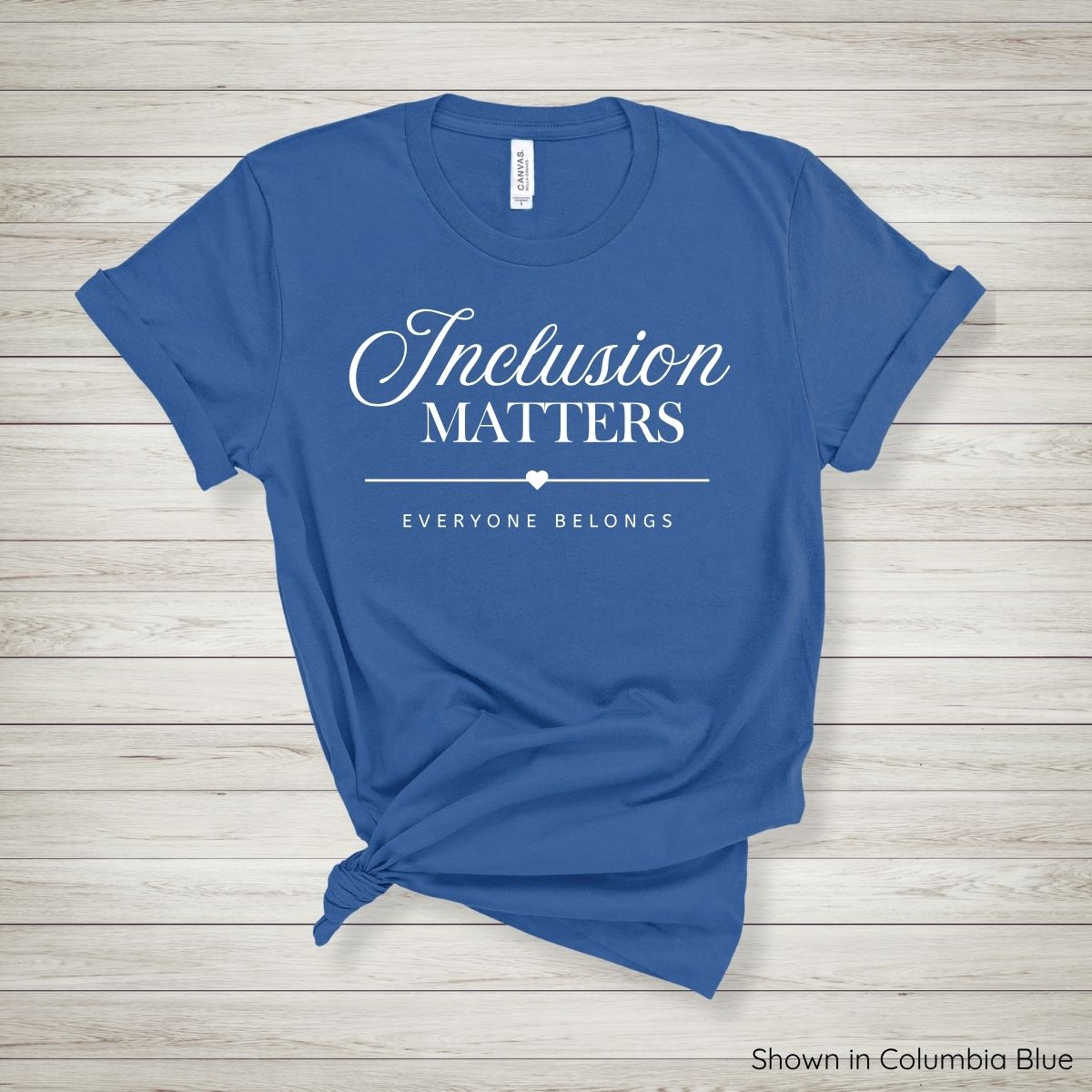 Inclusion Matters Tee - Short Sleeve - White Ink