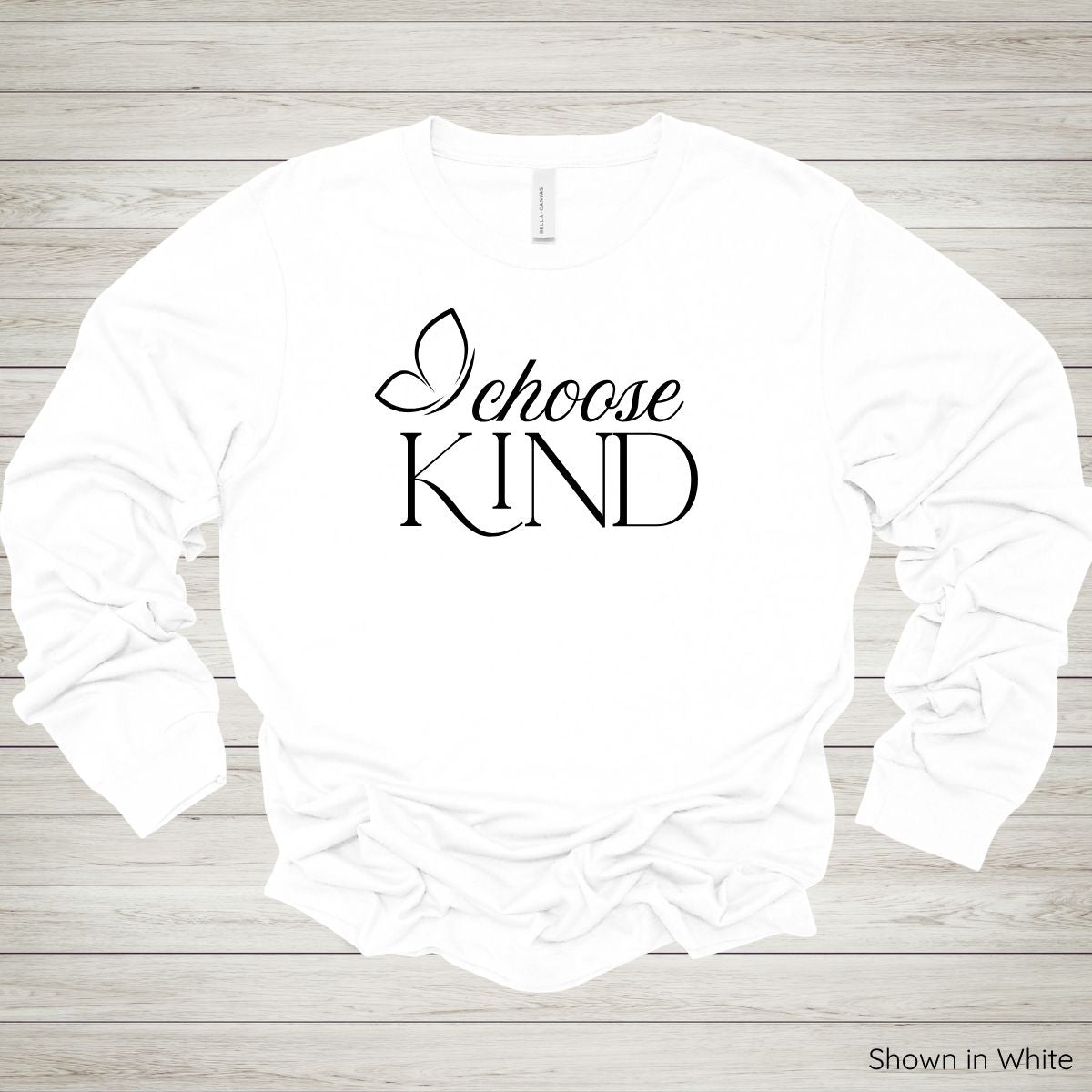 Choose Kind Tee – Long Sleeve - Black Ink