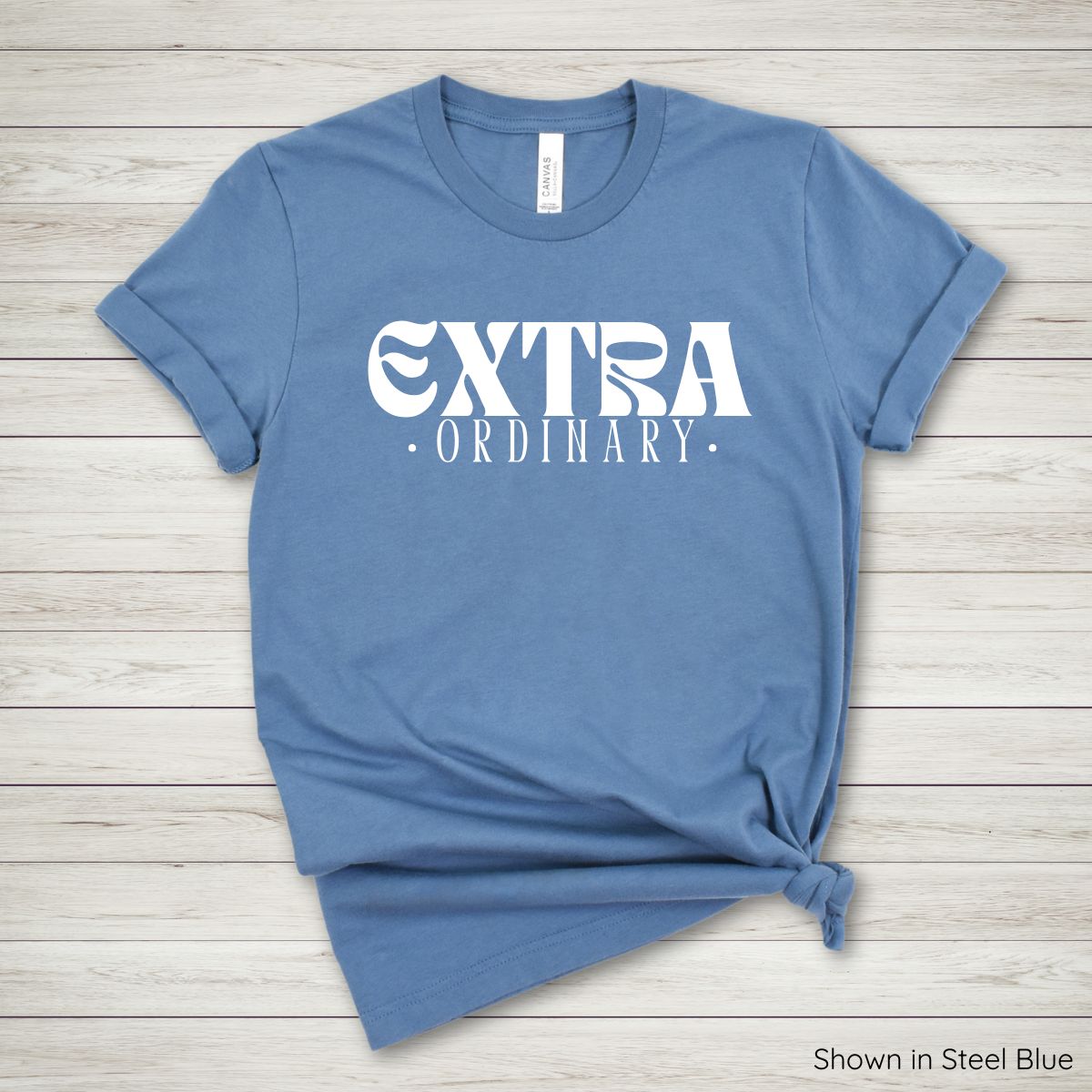 EXTRA•ordinary Tee - Short Sleeve - White Ink