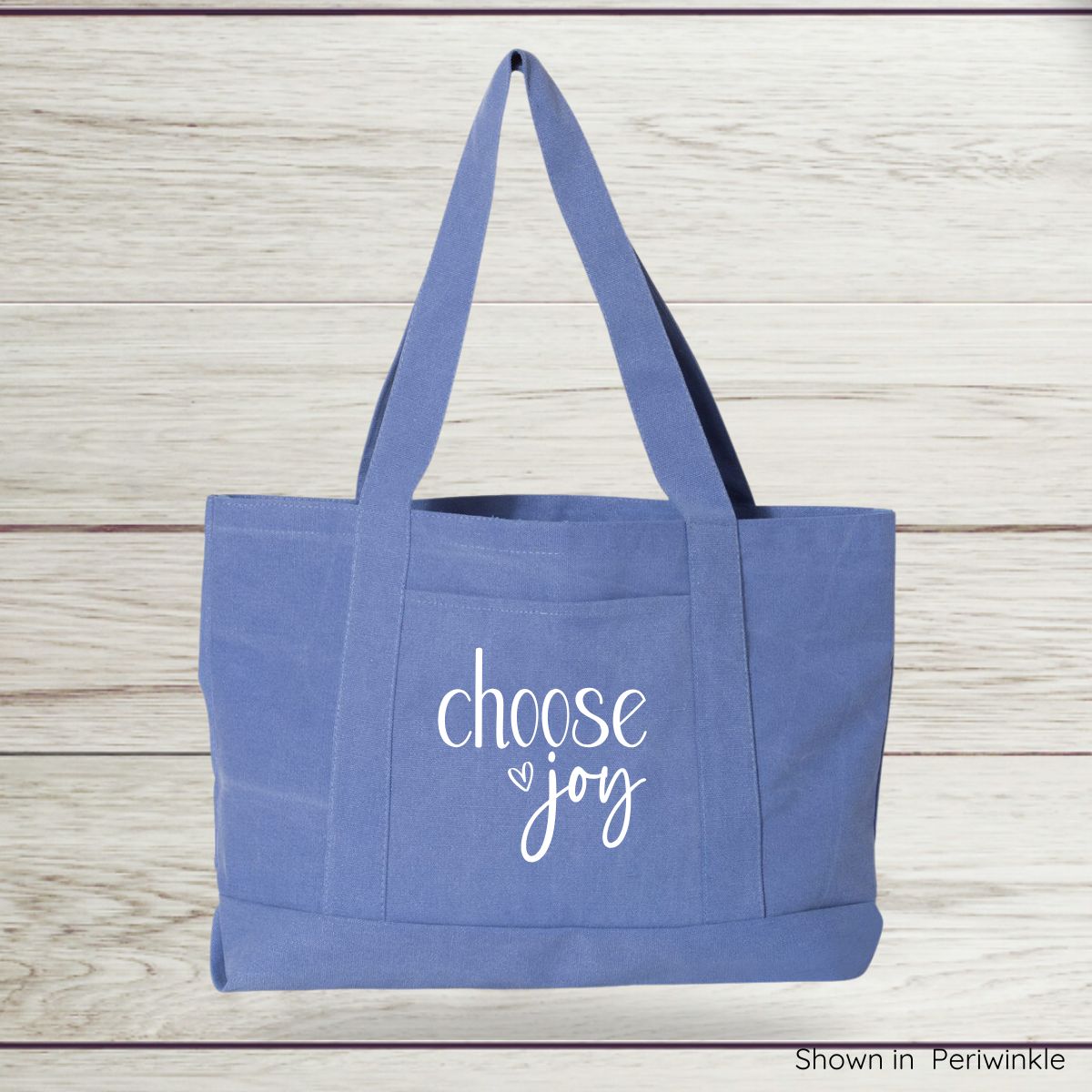 Choose Joy Canvas Tote Bag