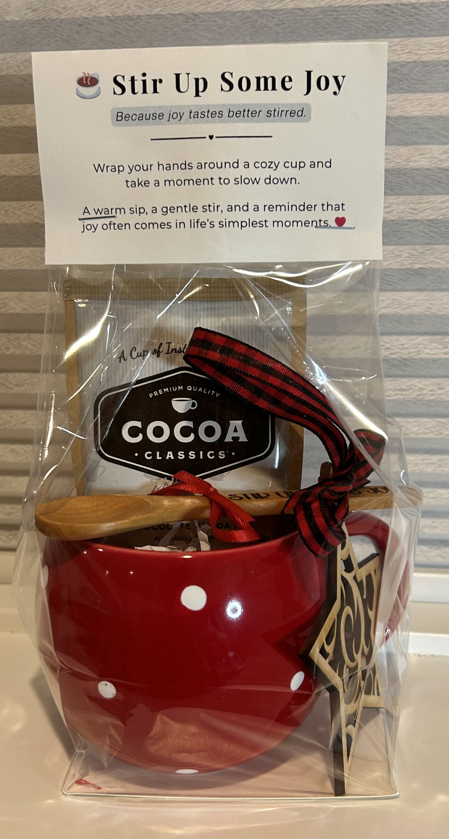 Stir Up Some Joy – Star Ornament Holiday Mug Gift Set