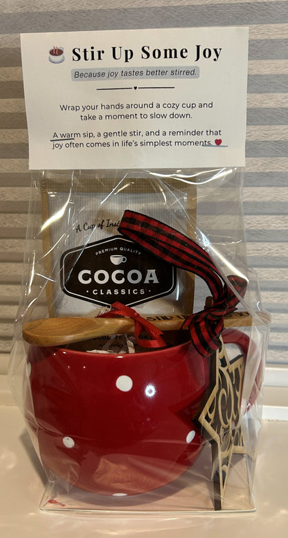Stir Up Some Joy – Star Ornament Holiday Mug Gift Set