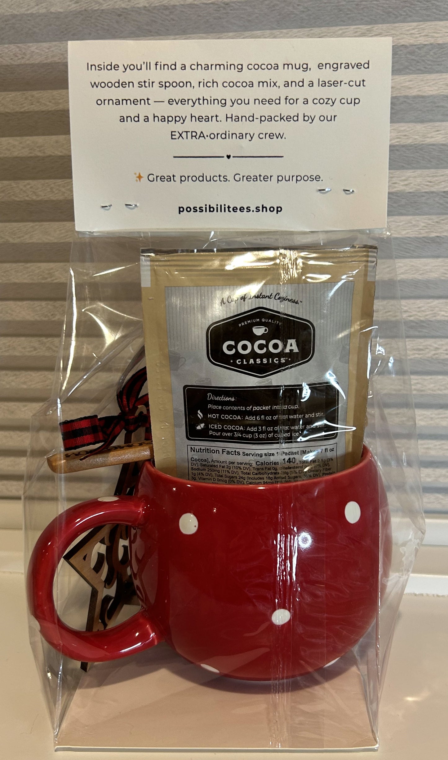 Stir Up Some Joy – Star Ornament Holiday Mug Gift Set