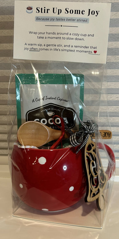 Stir Up Some Joy – Bell Ornament Holiday Mug Gift Set