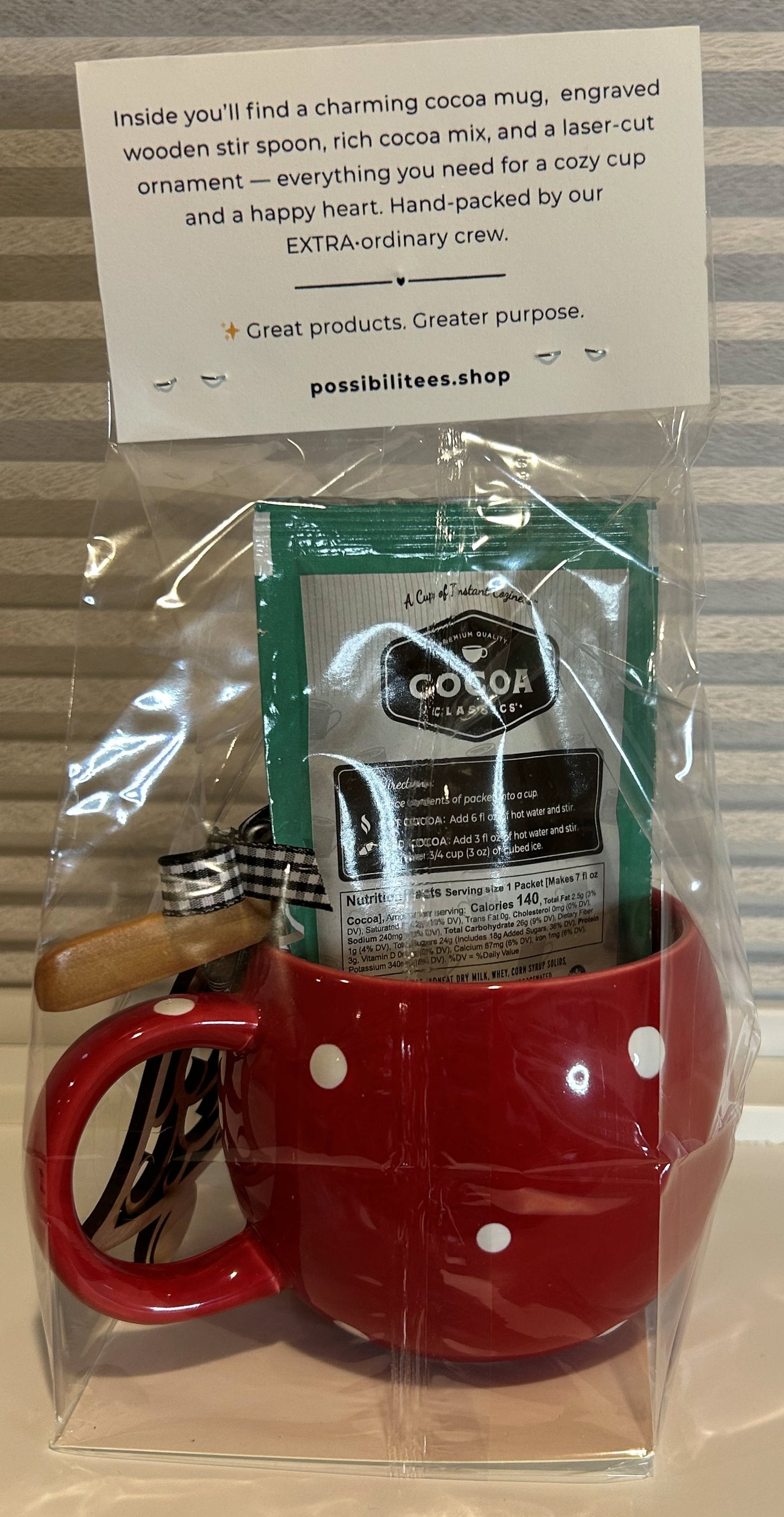 Stir Up Some Joy – Bell Ornament Holiday Mug Gift Set