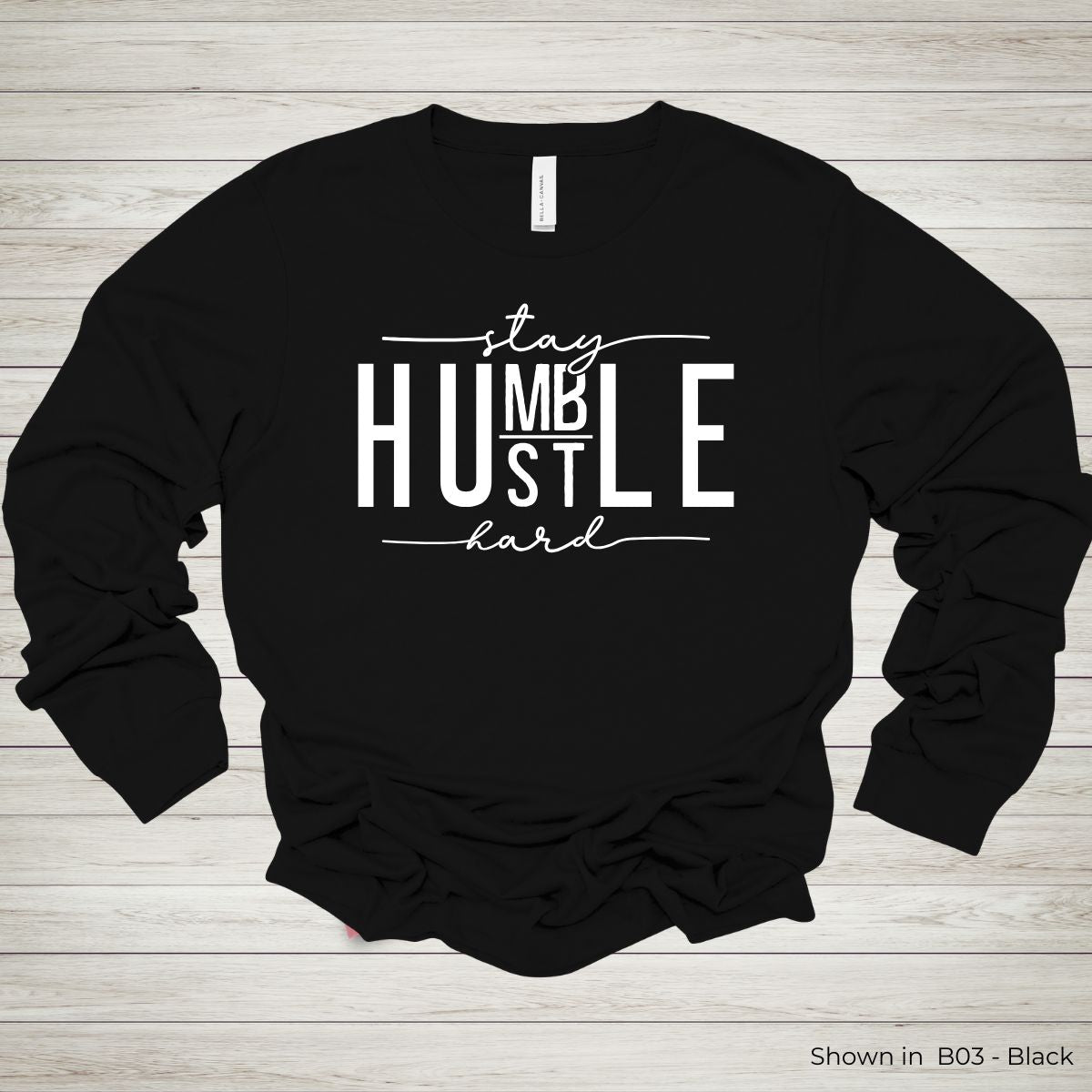UY143 - Stay Humble Hustle Hard Tee