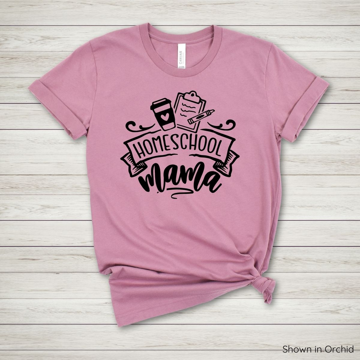 Homeschool Mama Tee - Short Sleeve - Black Ink