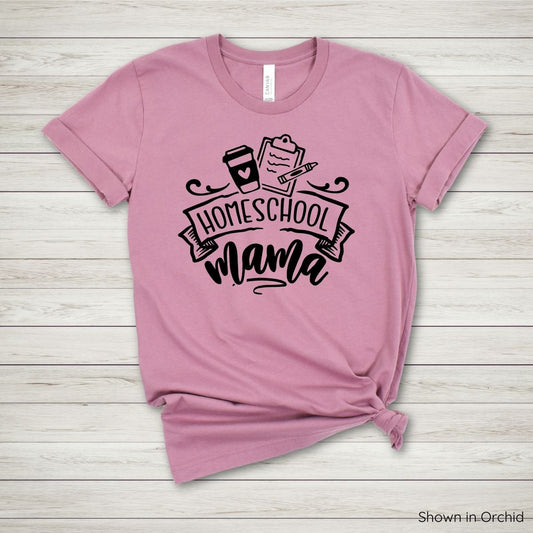 Homeschool Mama Tee - Short Sleeve - Black Ink